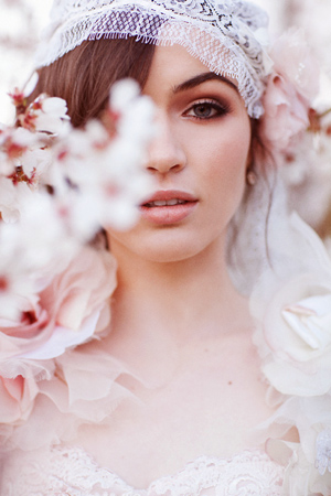 Bridal  Cherry Blossom Makeup