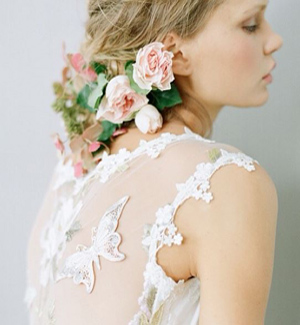 Floral Bridal Hair