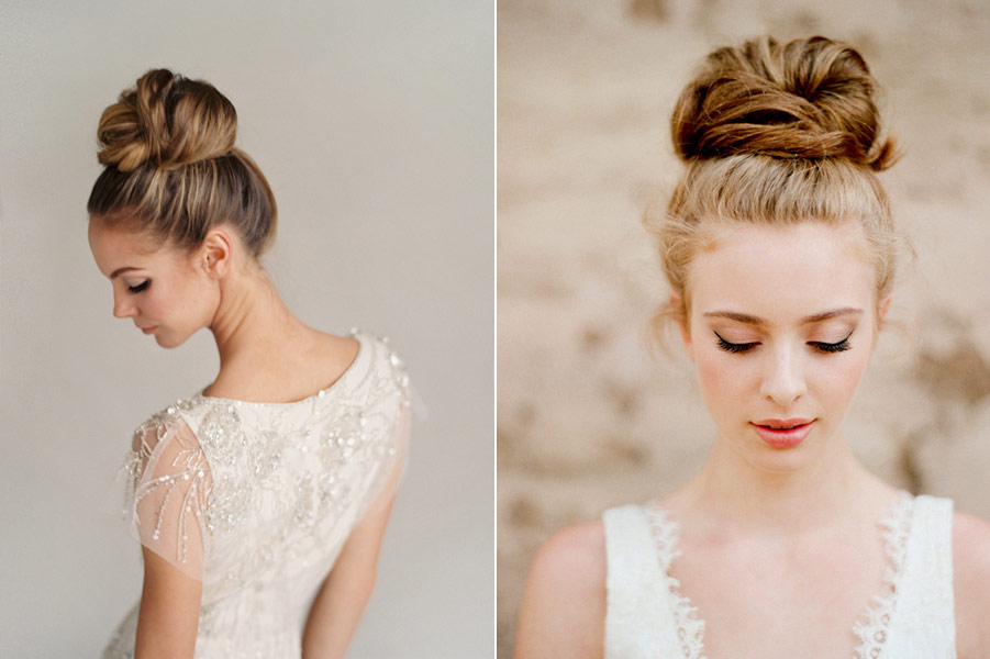 top-knot-wedding-bun