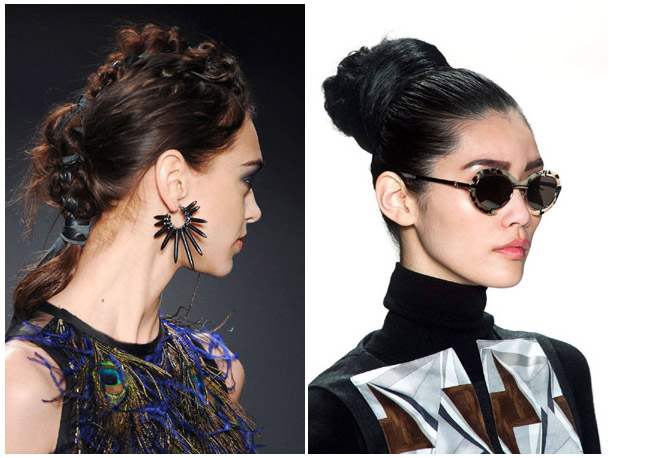 Nicole Miller - Carolina Herrera Hairstyles Fall 2014