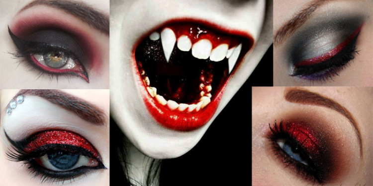 Vampire Eye Makeup. - Images form: Pinterest.com